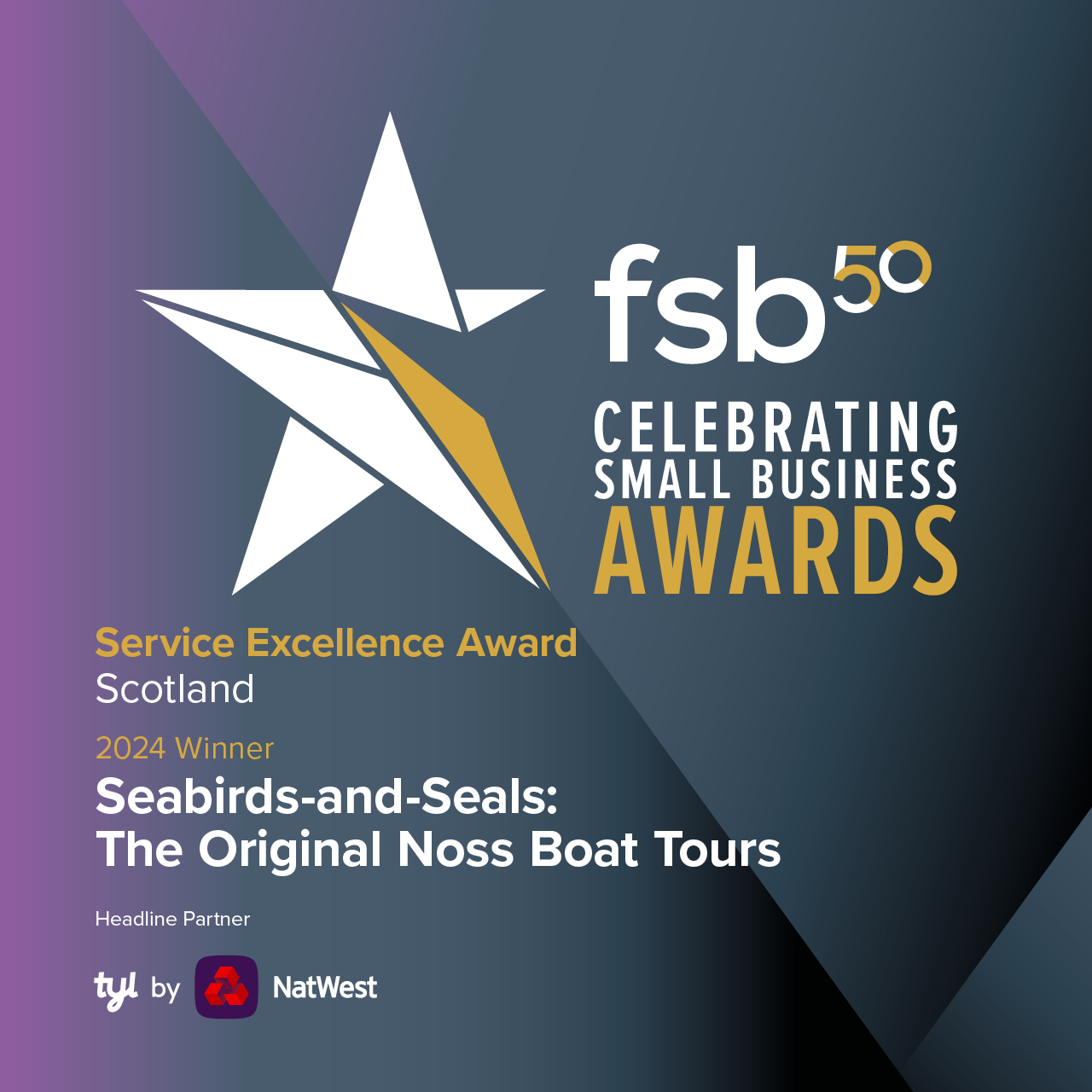 The Noss Boat...Wins 'Service Excellence Award' - 12.03.2024 - Seabirds ...